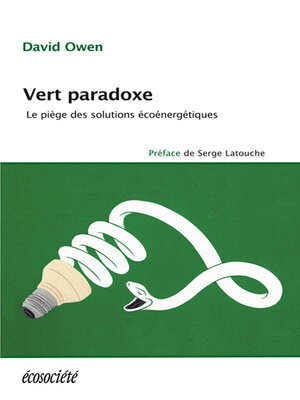 cover image of Vert paradoxe